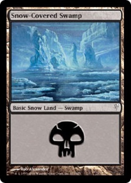 画像1: 【英語版】《冠雪の沼/Snow-Covered Swamp》[CSP] (1)