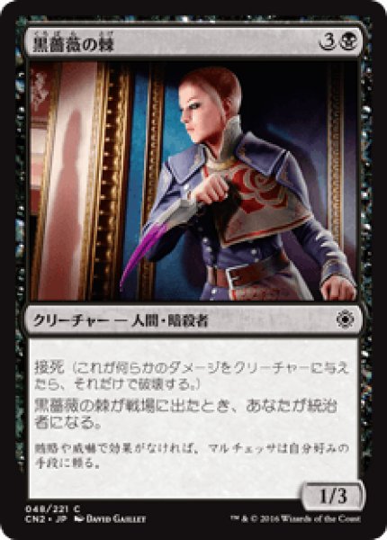 画像1: 【Foil】【日本語版/EX】《黒薔薇の棘/Thorn of the Black Rose》[CN2] (1)