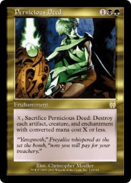 画像1: 【Foil】【日本語版】《破滅的な行為/Pernicious Deed》[APC] (1)