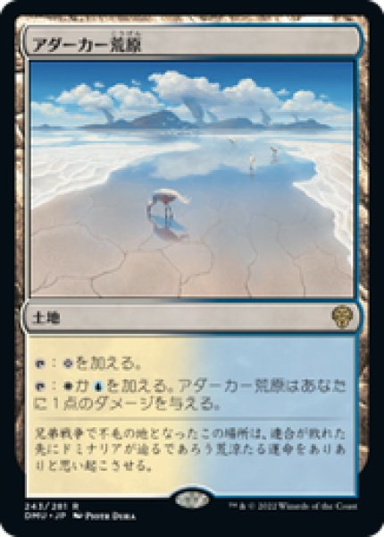 画像1: 【Foil】【日本語版】《アダーカー荒原/Adarkar Wastes》[DMU] (1)