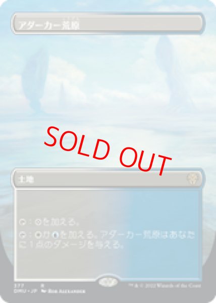 画像1: 【Foil】【ボーダーレス】【日本語版】《アダーカー荒原/Adarkar Wastes》[DMU] (1)