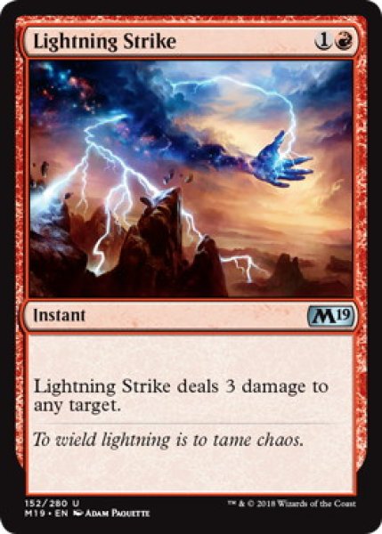画像1: 【英語版】《稲妻の一撃/Lightning Strike》[M19] (1)