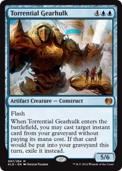 画像1: 【英語版】《奔流の機械巨人/Torrential Gearhulk》[KLD] (1)