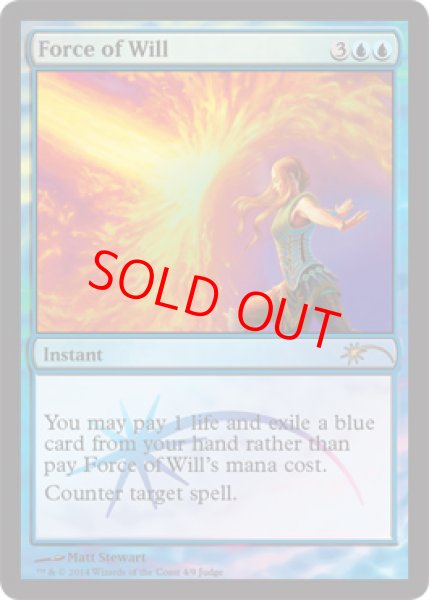 【Foil】【プロモ】【英語版】《意志の力/Force of Will》[ジャッジ褒賞]