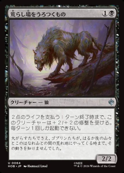 画像1: 【日本語版】《荒らし場をうろつくもの/Desolation Prowler》[HOB] (1)