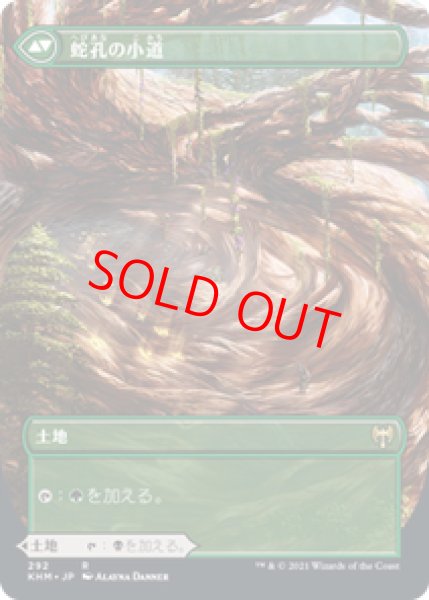 画像2: 【Foil】【ボーダーレス】【日本語版】《闇孔の小道/Darkbore Pathway》[KHM] (2)