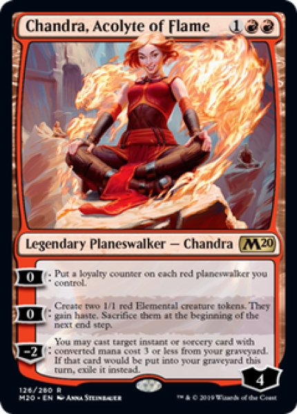 画像1: 【英語版】《炎の侍祭、チャンドラ/Chandra, Acolyte of Flame》[M20] (1)