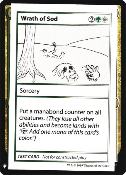 画像1: ※マーク無し【英語版】《Wrath of Sod》[Mystery Booster Playtest Cards] (1)
