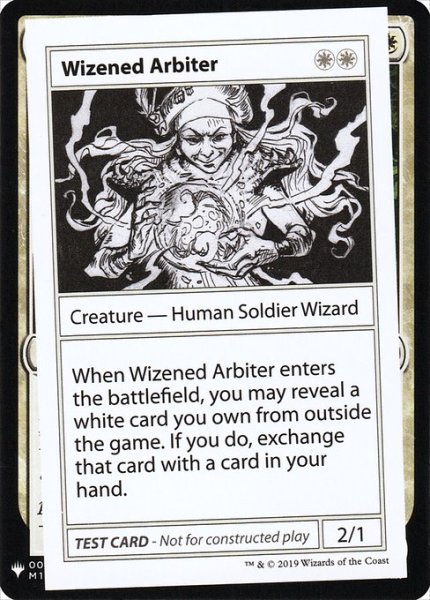 画像1: ※マーク無し【英語版】《Wizened Arbiter》[Mystery Booster Playtest Cards] (1)