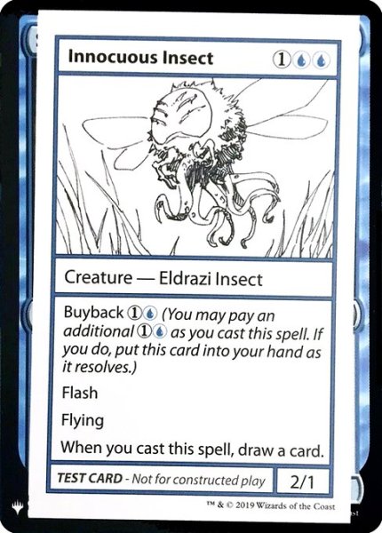 画像1: ※マーク無し【英語版】《Innocuous Insect》[Mystery Booster Playtest Cards] (1)