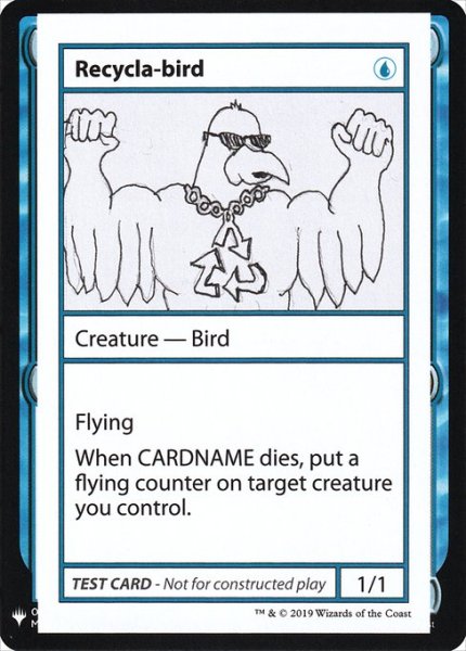 画像1: ※マーク無し【英語版】《Recycla-bird》[Mystery Booster Playtest Cards] (1)