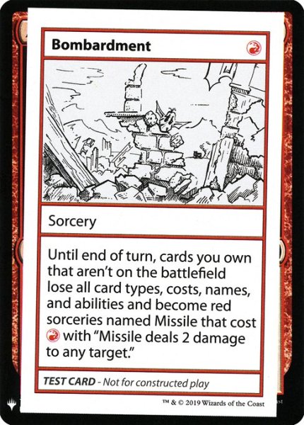 画像1: ※マーク無し【英語版】《Bombardment》[Mystery Booster Playtest Cards] (1)