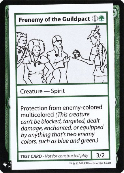 画像1: ※マーク無し【英語版】《Frenemy of the Guildpact》[Mystery Booster Playtest Cards] (1)