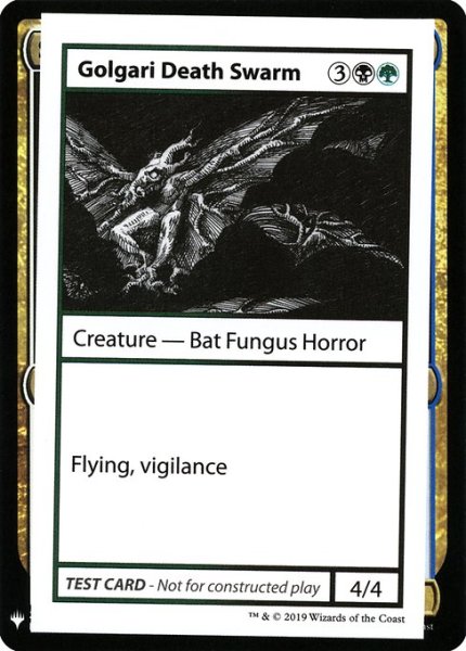 画像1: ※マーク無し【英語版】《Golgari Death Swarm》[Mystery Booster Playtest Cards] (1)