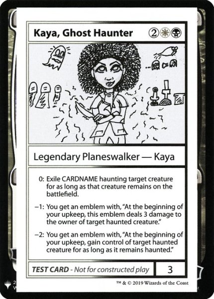 画像1: ※マーク無し【英語版】《Kaya, Ghost Haunter》[Mystery Booster Playtest Cards] (1)