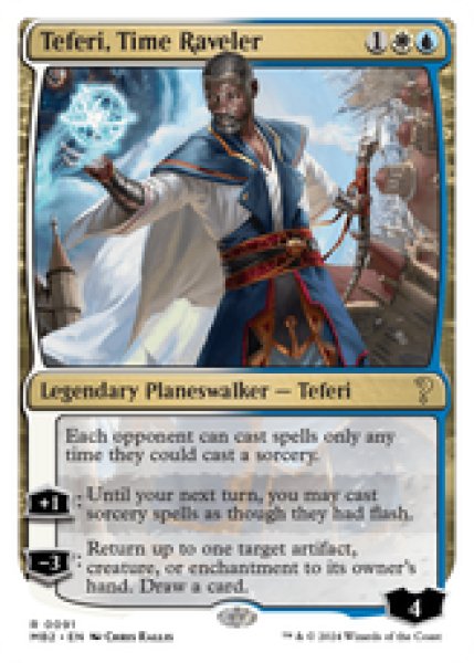 画像1: 【英語版】《時を解す者、テフェリー/Teferi, Time Raveler》[MB2] (1)