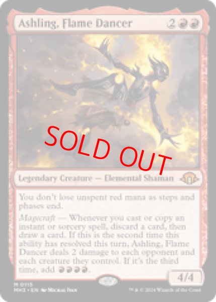 画像1: 【英語版】《炎の踊り手、アシュリング/Ashling, Flame Dancer》[MH3] (1)