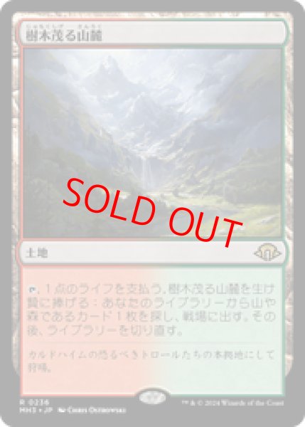 画像1: 【Foil】【日本語版】《樹木茂る山麓/Wooded Foothills》[MH3] (1)