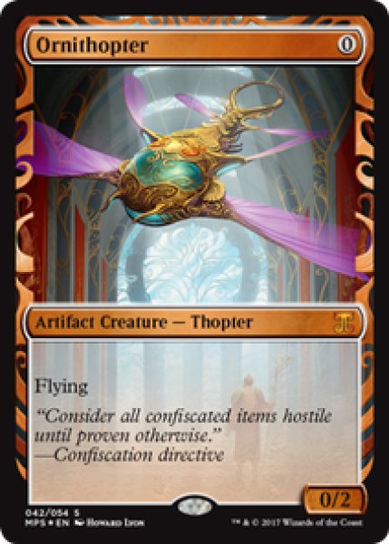 画像1: 【Foil】【英語版】《羽ばたき飛行機械/Ornithopter》[MPS] ※部分光沢 (1)