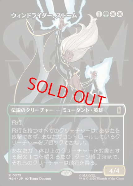 画像1: 【ボーダーレス】【日本語版】《ウィンドライダー、ストーム/Storm, Windrider》[MSH] (1)