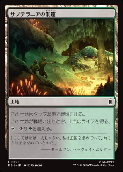 画像1: 【日本語版】《サブテラニアの洞窟/Subterranean Cavern》[MSH] (1)