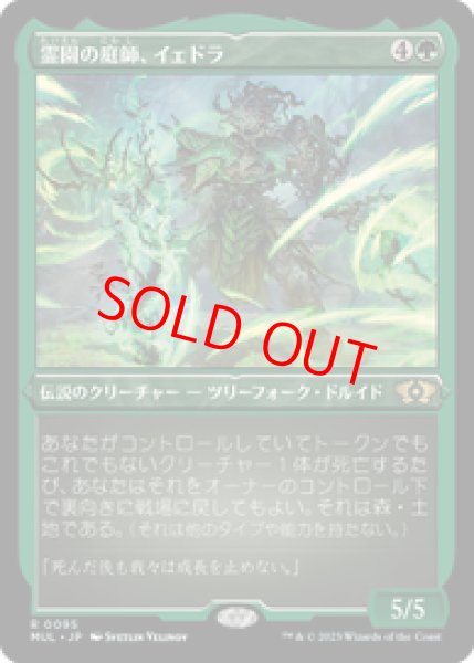 画像1: 【Foil】【エッチング】【日本語版】《霊園の庭師、イェドラ/Yedora, Grave Gardener》[MUL] (1)