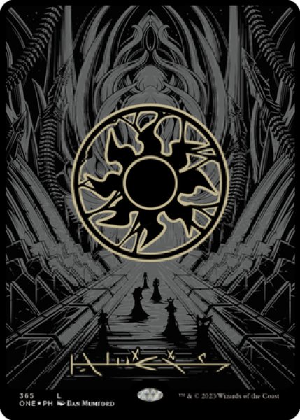 画像1: 【Foil】【オイルスリック】【英語版】《平地/Plains》[ONE] (1)