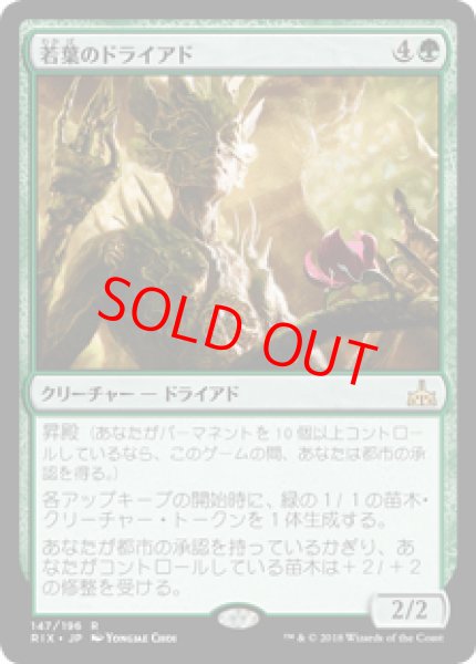 画像1: 【日本語版】《若葉のドライアド/Tendershoot Dryad》[RIX] (1)