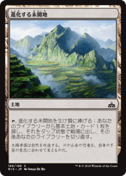 画像1: 【日本語版】《進化する未開地/Evolving Wilds》[RIX] (1)