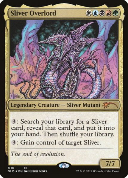 画像1: 【Foil】【英語版】《スリヴァーの首領/Sliver Overlord》[SLD] (1)