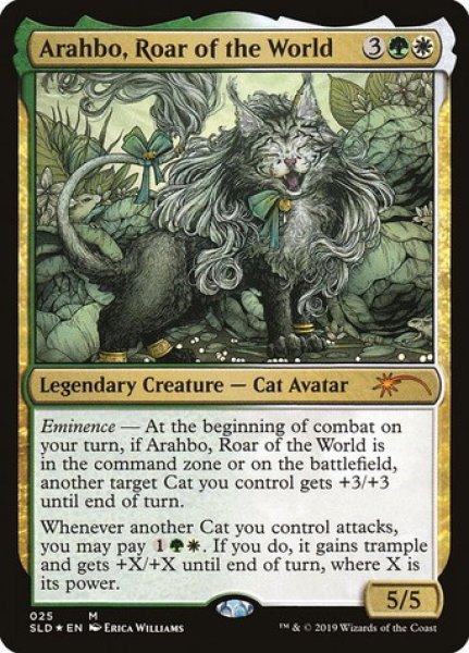 画像1: 【Foil】【英語版】《世界の咆哮、アラーボ/Arahbo, Roar of the World》[SLD] (1)