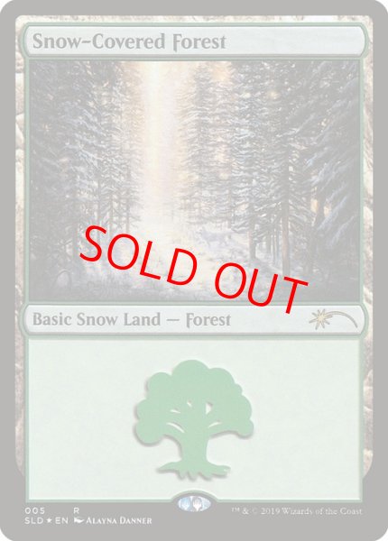 画像1: 【Foil】【英語版】《冠雪の森/Snow-Covered Forest》[SLD] (1)