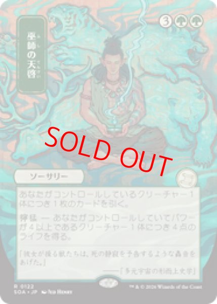 画像1: 【日本画】【日本語版】《巫師の天啓/Shamanic Revelation》[SOA] (1)