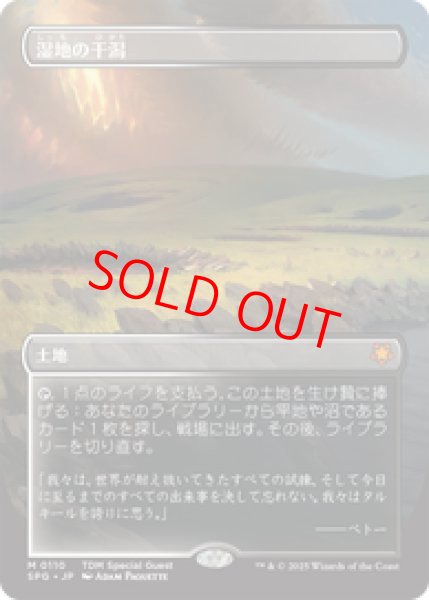 画像1: 【Foil】【日本語版】《湿地の干潟/Marsh Flats》[SPG] (1)