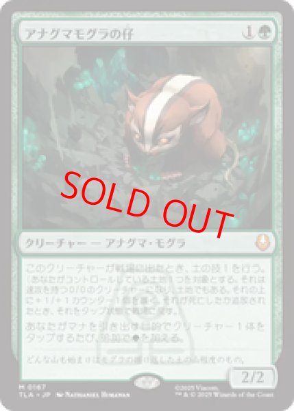 画像1: 【Foil】【日本語版】《アナグマモグラの仔/Badgermole Cub》[TLA] (1)