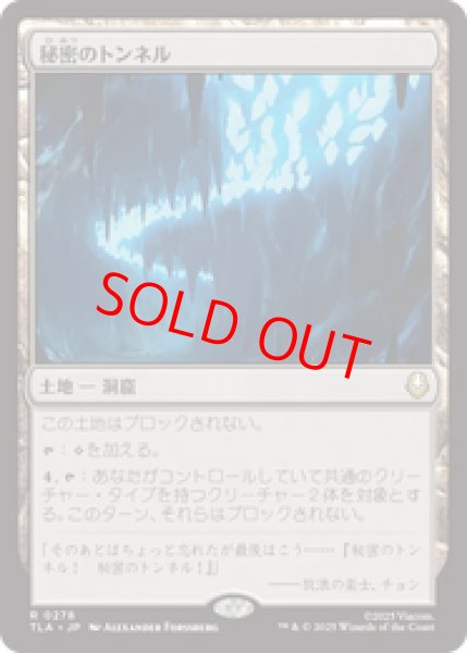 画像1: 【Foil】【日本語版】《秘密のトンネル/Secret Tunnel》[TLA] (1)