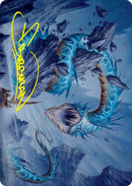 画像1: 【箔押し】【アートカード】【日本語版】生物光の海蛇(No.20) (1)