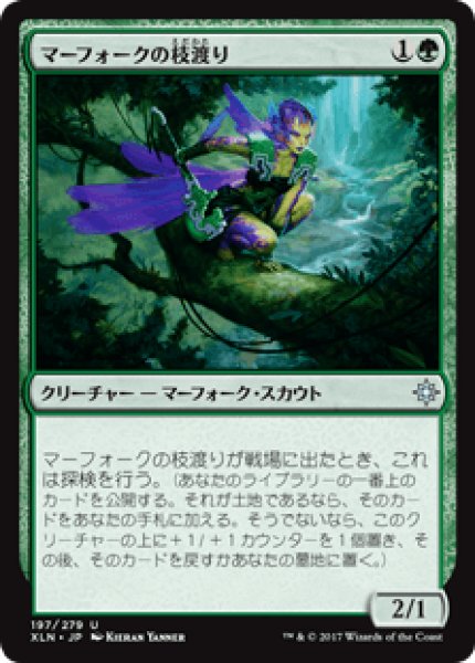 画像1: 【日本語版】《マーフォークの枝渡り/Merfolk Branchwalker》[XLN] (1)